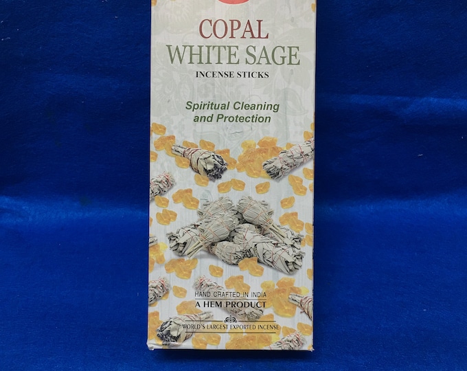 Incienso incense stick White Copal, Copal Blanco