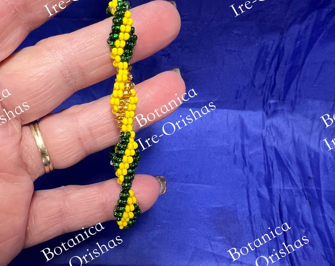 Ilde ide elastizado Orula con Oshun Ochun santeria religion yoruba