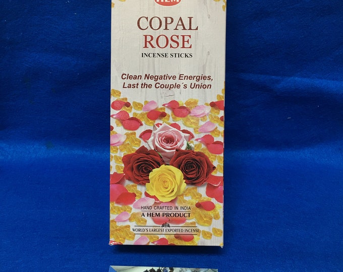 Incienso incense stick Copal Rose, Copal Rosa