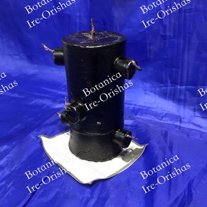 7 Mecha Vela negra / black 7 Wick Candle