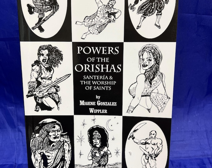 Libro Book powers of the Orishas Santeria The worship of Saints