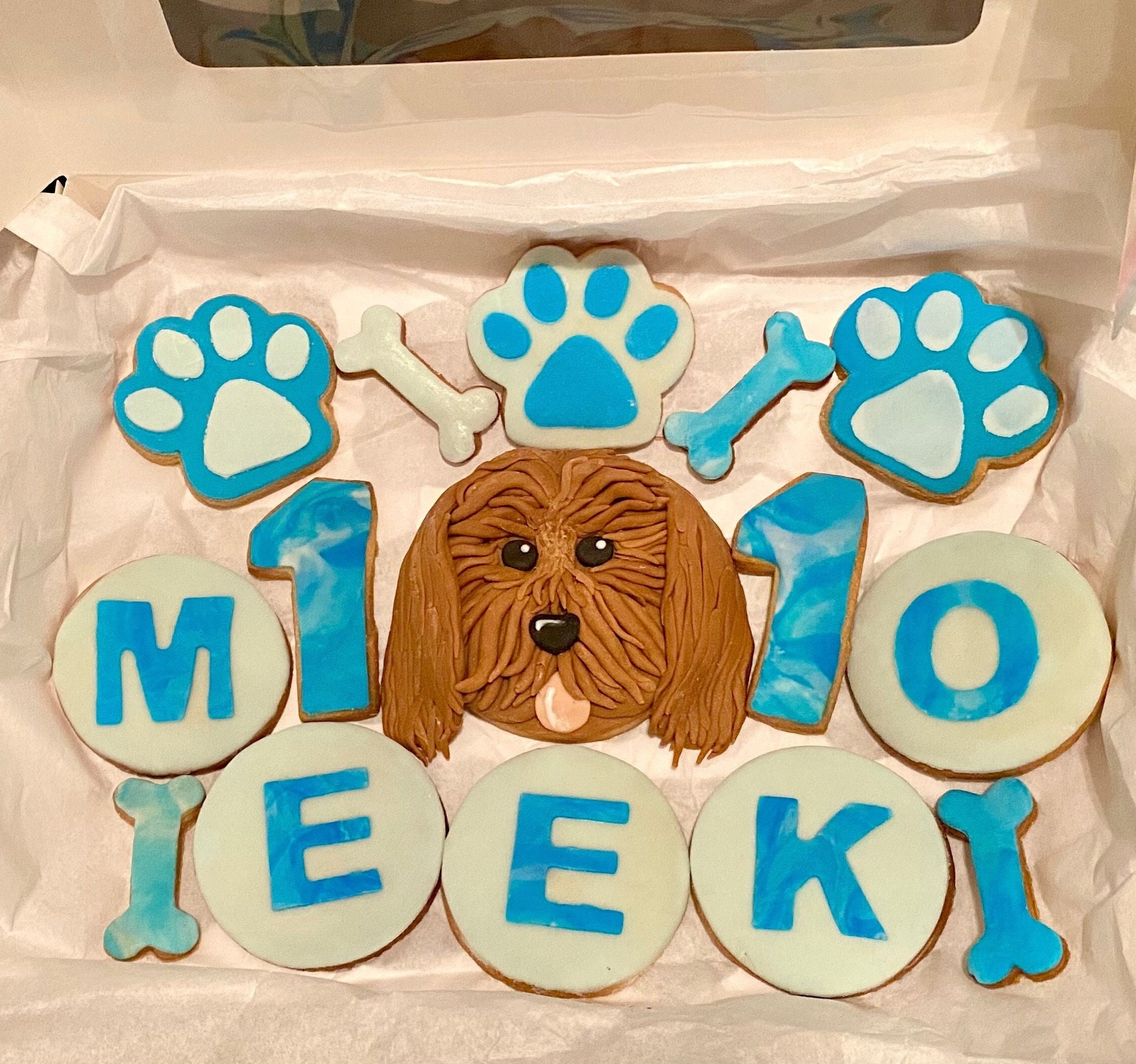 HANDMADE BISCUITS - DOG Cockapoo Theme Biscuits Handmade Shortbread with Icing - Made to Order, Various Options