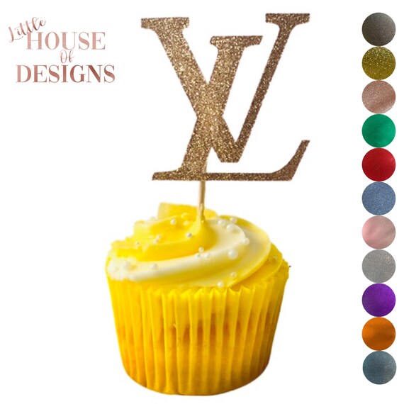Louis Vuitton Cake Topper Designer Cupcake Topper Premium Etsy