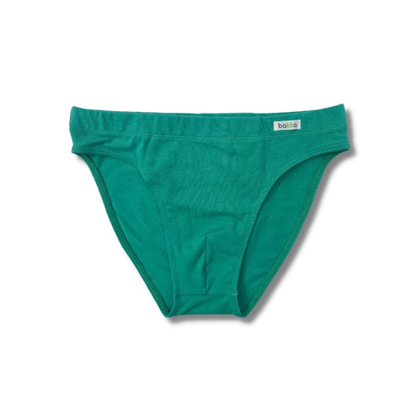 Organic Men Underwear, Hemp & Cotton Boxer Brief for Man, Green Anti Bacterial Hipster Briefs for Him