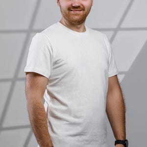 Mens Hemp T-Shirt, Organic Cotton, Breathable Summer Top