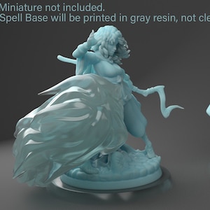 Spell Effect Base Add-ons 25mm & 32mm For Use With Existing 28mm Miniatures and Bases Dungeons and Dragons Pathfinder Tabletop Twin Goddess