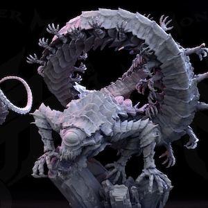 Nothic Behemoth Gargantuan Aberration Monster 3D Printed Creature Miniature Dungeons and Dragons Pathfinder Mini Monster Mayhem Display/RPG