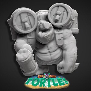 Tortle Turtle Barkeep 28mm 32mm Resin D&D Miniature Dungeons and Dragons, Pathfinder, Tabletop Epics N Stuff Mini for Display Role Playing