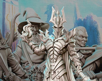 Lord of the Shadows harsminiatuur / Middle Earth / Sauron 28 mm / 32 mm / NST / Pathfinder / Tafelspellen / RN Estudio