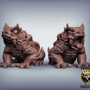 Slurk Saber-Toothed Frogs 28mm or 32mm D&D 3D Resin Printed Miniatures Dungeons and Dragons Pathfinder Tabletop for Display or RPG