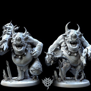 Cyclops Large Giant D&D Creatures Resin Printed Miniature Dungeons and Dragons Pathfinder Tabletop Mini Monster Mayhem for Display or RPG