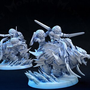 Polar Bear 3D Resin Printed Miniatures Dungeons and Dragons, Pathfinder, Tabletop Display or Redwall style RPG Mini Monster Mayhem Creature