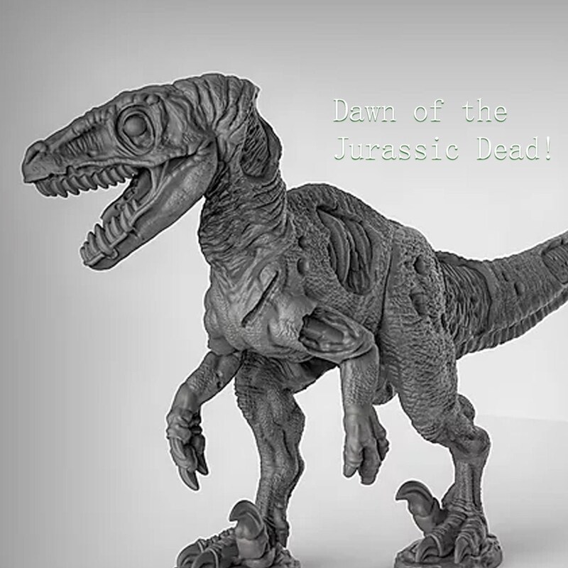 Zombie Raptor Dinosaur Zombie Dinosaur - Etsy