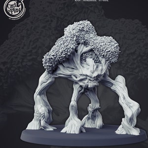 Ancient Treant Animated Tree Monster Mini D&D Resin Printed 32mm 28mm Miniature Dungeons and Dragons Pathfinder Tabletop Display Cast N Play