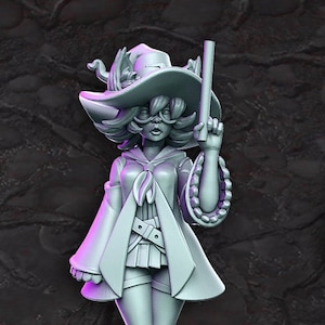 Cute Apprentice Wizard Mage "Sunny" Resin Miniature / 28mm / 32mm / DND / Pathfinder Tabletop Games RN Estudio