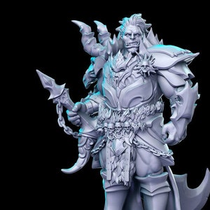 Grathuul Half-Orc Assassin D&D Printed 32mm 28mm Mini Dungeons Dragons DnD Pathfinder Tabletop Display RPG RN Estudio Thieves Vo. 2