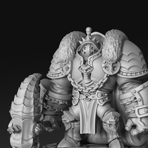 Iron Golem &quot;Vulcan&quot; Resin Miniature / 28mm / 32mm / DND / Pathfinder / Tabletop Games / RN Estudio