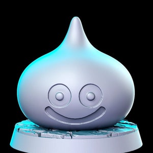 The Blob Anime Slime Ooze Mini D&D Resin 32mm / 28mm Miniature Dungeons Dragons Pathfinder Tabletop Display RPG RN Estudio JRPG Vol 3