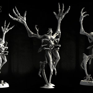 Flayed Aberration Large Nightmare Fuel 28mm 32mm D&D Resin Miniature Dungeons and Dragons Pathfinder RPG Roleplaying Mini Monster Mayhem