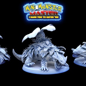 Elder Terrasaur Poke Master! Huge Monster Printed Resin Miniatures D&D Dungeons and Dragons DnD Pathfinder, Tabletop RPG Mini Monster Mayhem