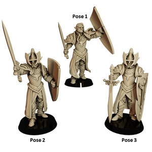 High Elf Prince 28mm / 32mm D&D 3D Resin Printed Miniature Dungeons and Dragons Pathfinder Tabletop RPG Fantasy Character Master Forge
