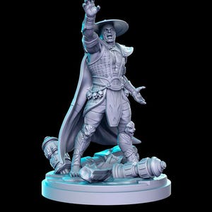 Raiden Elder Thunder God Fighter Assassin 28mm 32mm D&D Resin Miniature Dungeons and Dragons Roleplaying RN Estudio Death Match Vol 1