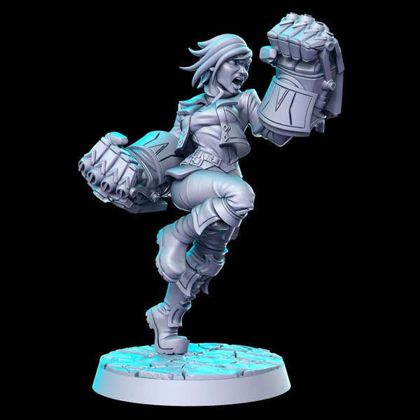 VI League Peacekeeper 28mm or 32mm D&D Resin Miniature Dungeons and Dragons Pathfinder RPG Roleplaying RN Estudios Minis Legends Vol 1