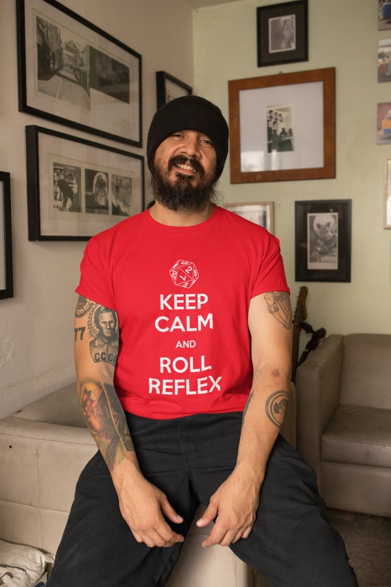 Funny Keep Calm & Roll Dungeon Dragons Dice Gaming T-Shirt Funny Keep Calm & Roll Dungeon Dragons Dice Gaming T-Shirt