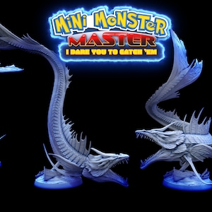 Barracuda Creatures Poke Master! 3D Printed Resin Miniatures D&D Dungeons and Dragons DnD Pathfinder, Tabletop RPG Mini Monster Mayhem