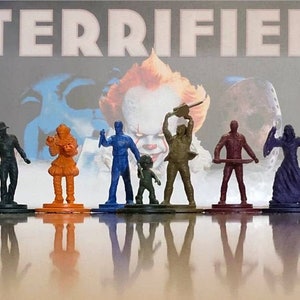 Terrified Board Game Complete Figure Package - Exclusive unB10 Minis Resin Game Figures Offered Painted and Unpainted-Perfect for Halloween