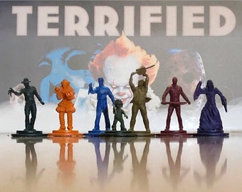 Terrified Board Game Complete Figure Package - Exclusive unB10 Minis Resin Game Figures Offered Painted and Unpainted-Perfect for Halloween