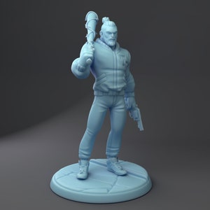Rooster the Goliath D&D Resin 28mm or 32mm Bard Miniature Dungeons and Dragons DnD Pathfinder Tabletop Twin Goddess Display Synthwave RPG