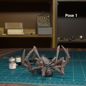 Dead Giant Spiders 28mm or 32mm D&D Resin Miniature Dungeons and Dragons Pathfinder RPG Roleplaying TytanTroll Minis