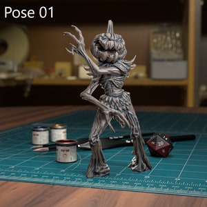 Pumpkin Scarecrows 28mm 32mm Resin Minis D&D Dungeons and Dragons Pathfinder Fantasy DnD Tabletop for Display RPG TytanTroll Miniatures