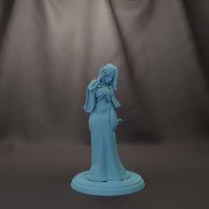 Umieranie Female Lich Beauty 28 mm 32 mm 54 mm 75 mm Statue D&D Resin Miniature Dungeons and Dragons Roleplaying Twin Goddess Necrovember