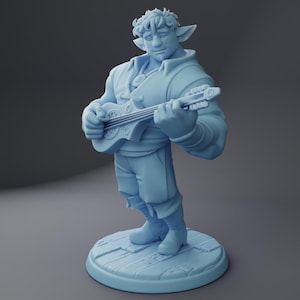 Durn Firbolg Soulful Bard 28mm 32mm 54mm Mini 75mm Statue D&D Resin Miniature Dungeons and Dragons Roleplaying Twin Goddess Cheeky Charmers