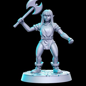 Female Goblins - 4 Poses - D&D Resin Printed 32mm 28mm Miniature Dungeons Dragons DnD Pathfinder Tabletop RN Estudio Heroine Quest 1 and 2