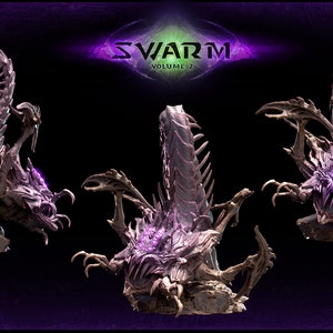 Crawler Giant Insect Bug 28mm 32mm D&D Resin Miniature Dungeons and Dragons Pathfinder RPG Roleplaying Mini Monster Mayhem Swarm Vol 2