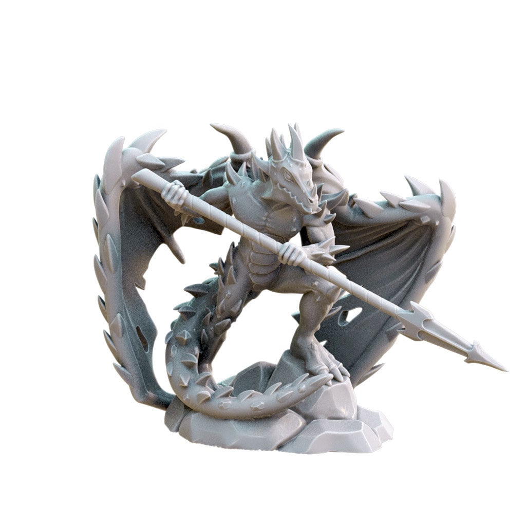 Summoned Spined Devil D&D Resin 28mm 32mm Miniature Dungeons and