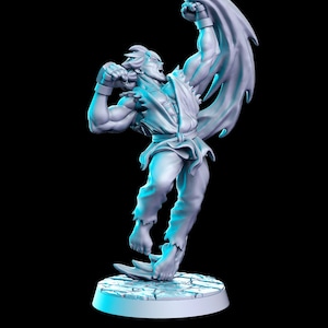 Kyle / Ken Martial Artist Fighter D&D Resin 32mm / 28mm Miniature Dungeons and Dragons Pathfinder Tabletop RPG RN Estudio Soul Calibur