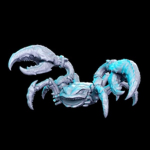 Scissorclaw Crab Fantasy 28mm or 32mm D&D Resin Miniature Dungeons and Dragons Pathfinder Roleplaying RN Estudios Minis RPG Monsters Vol 2
