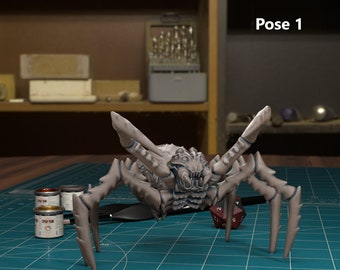 Giant Spiders 28mm or 32mm D&D Resin Miniature Dungeons and Dragons Pathfinder RPG Roleplaying TytanTroll Minis