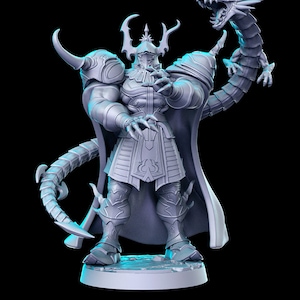 Golbez Fantasy Boss Mini 28mm or 32mm D&D Resin Miniature Dungeons and Dragons Pathfinder Roleplaying RN Estudios Classic JRPG 14