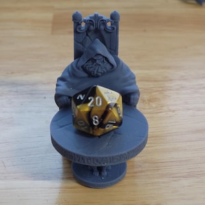 Wizard Pondering Orb Meme D&D Resin 28mm 32mm 54mm Mini Dungeons and Dragons DnD Pathfinder Tabletop Twin Goddess Display RPG Gobo Christmas