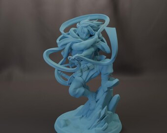 Aizota Dashing Human Schurke 28 mm 32 mm 54 mm Mini oder 75 mm Statue D&D Resin Miniatur Dungeons and Dragonsrollenspiel Zwillingsgöttin Volle Party
