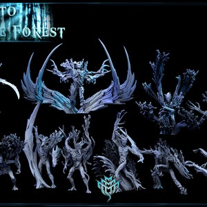 Twig Blight Minis 28mm 32mm D&D Resin Miniature Dungeons and Dragons Pathfinder RPG Roleplaying Mini Monster Mayhem Journey Into Forest