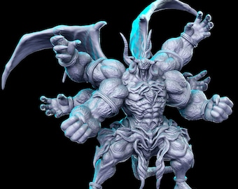 Jefe Monstruosidad Sephirot 28 mm o 32 mm Miniatura de resina D&D Dungeons and Dragons Pathfinder Juego de rol RN Estudios Minis Classic JRPG Vol 10