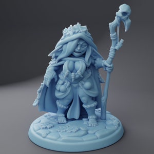 Sexy Fall Leaf Druid Goblin 28mm 32mm 54mm 75mm Statue D&D Resin Miniature Dungeons and Dragons Roleplaying Twin Goddess Mini Goblins Vol 2