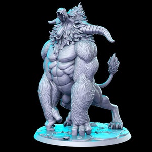 Bullape D&D  Resin Printed 32mm / 28mm Miniature Dungeons Dragons Pathfinder RPG RN Estudio Monster Hunters vol 2