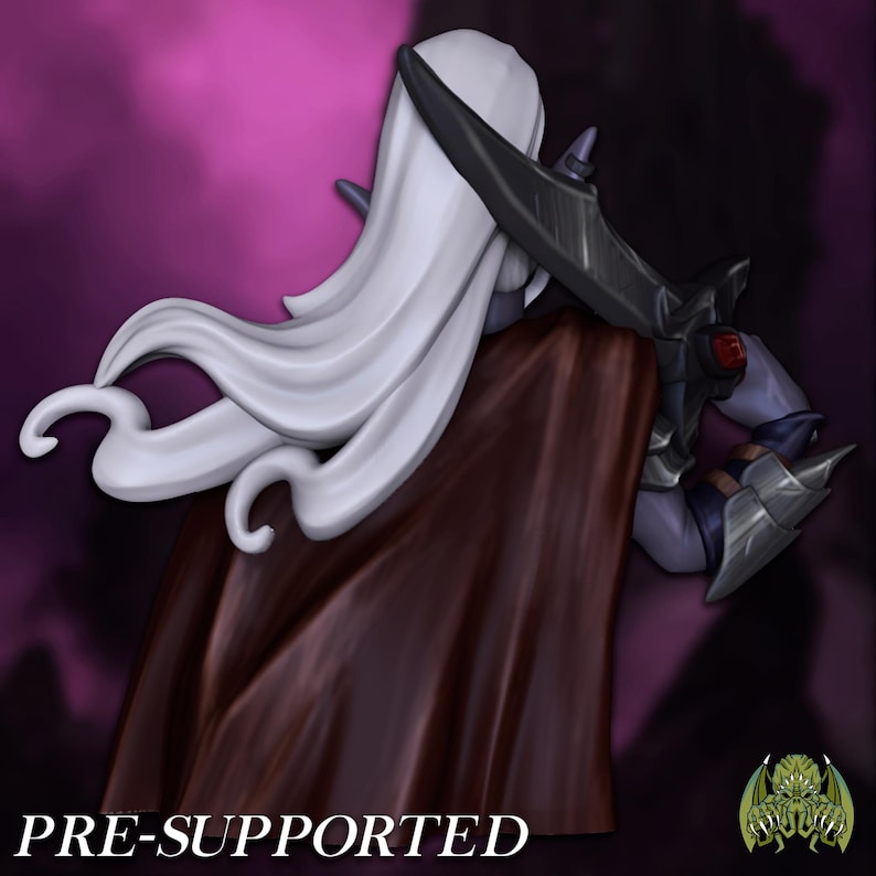 Drizara Sexy Female Drow Dark Elf Fighter Paladin Warrior Resin Bust ...